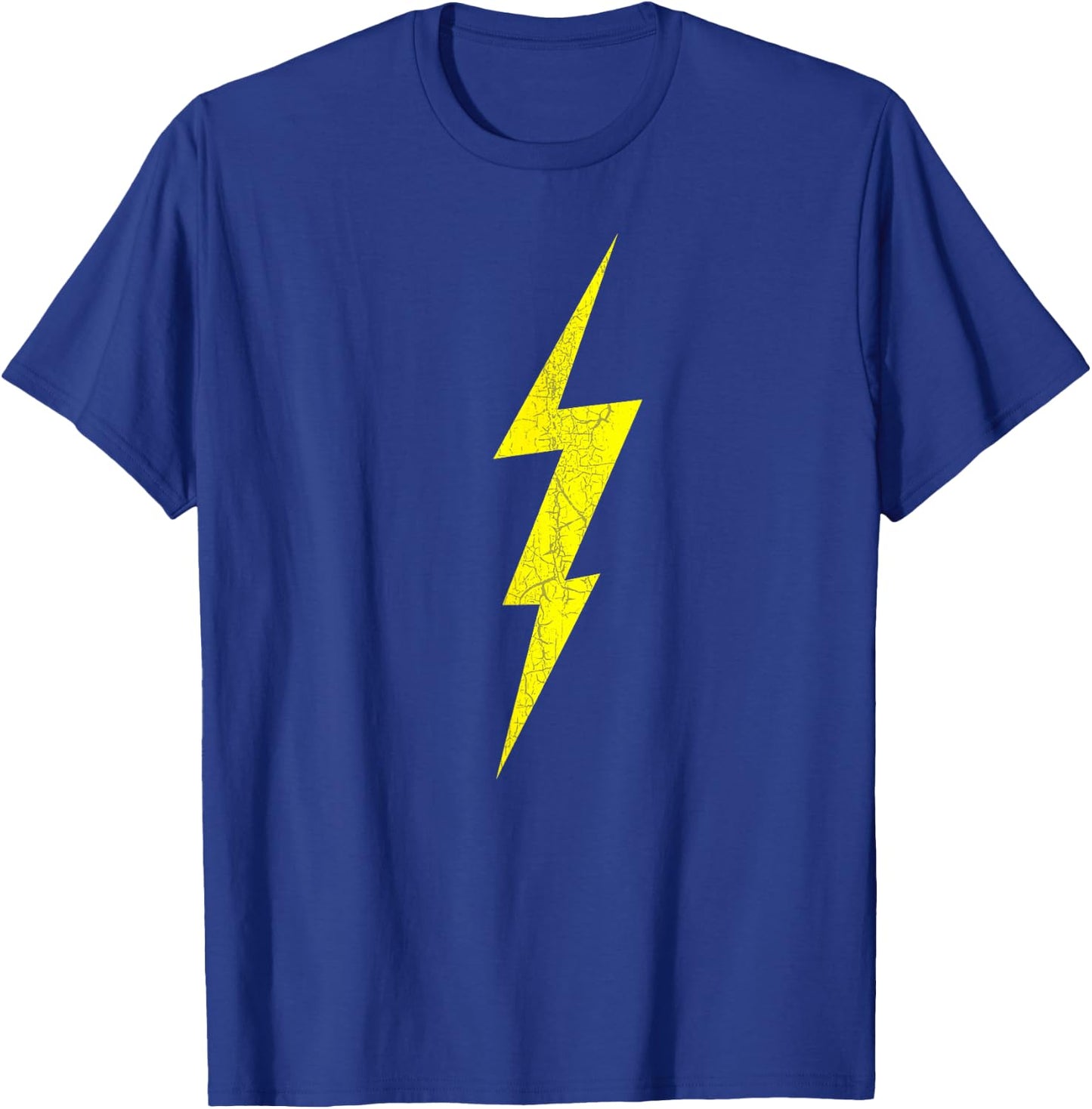 Lightning Bolt Electrical Storm Graphic Icon T-Shirt - T-Shirt | Royal