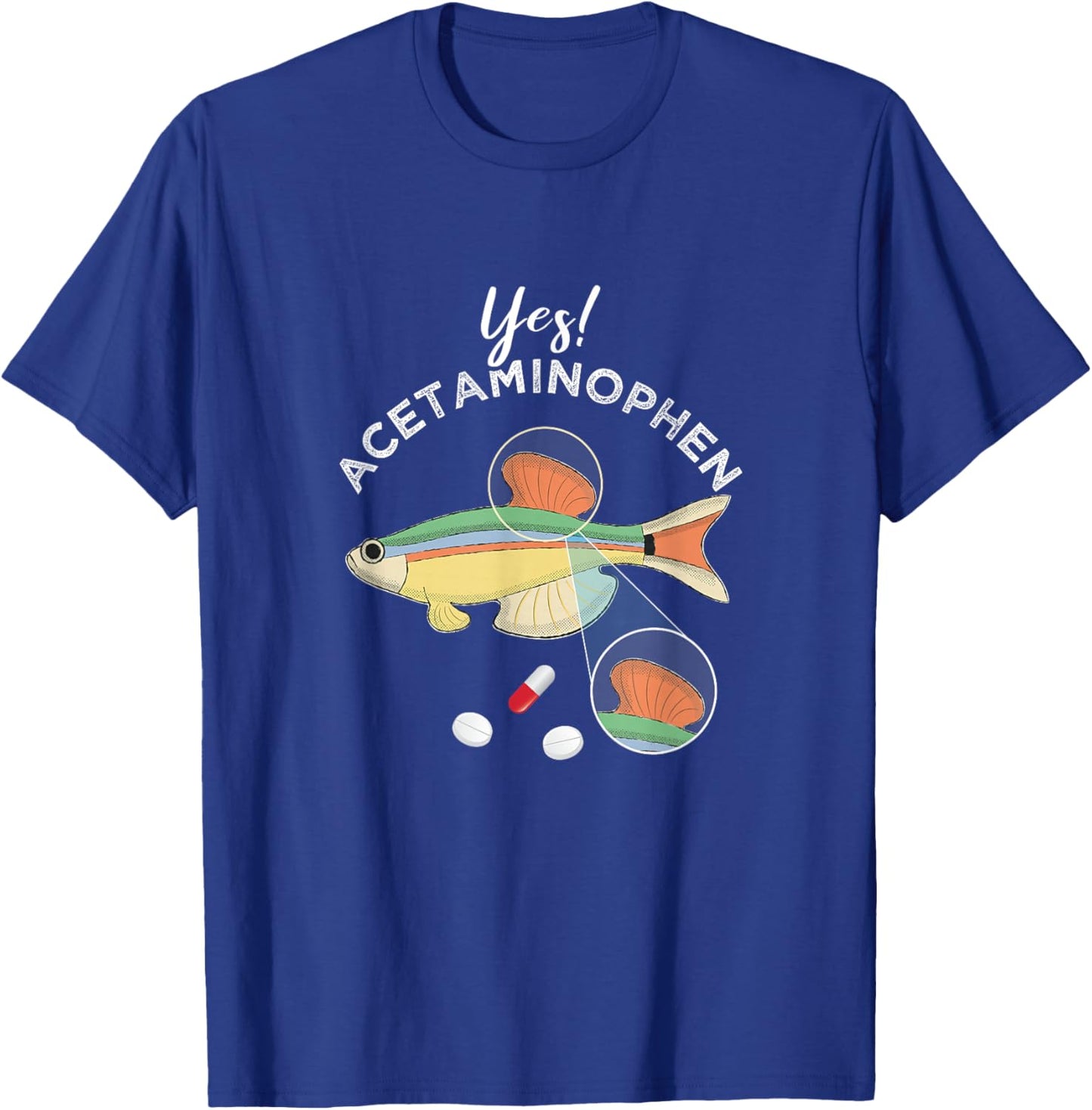 I See The Minnow Fin Meme Funny Fish Aquarium Hobbyist T-Shirt - T-Shirt | Royal