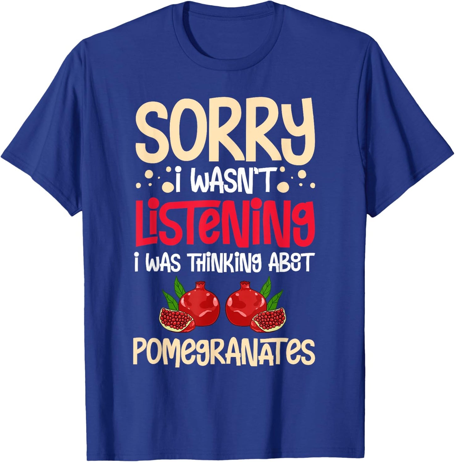 Pomegranate Juice Tree Seeds Fruit Flower Plant T-Shirt - T-Shirt | Royal