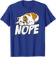 Nope Lazy English Bulldog Dog Lover Gift T-Shirt - T-Shirt | Royal