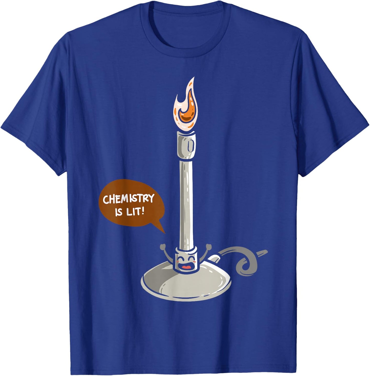 Chemistry Burner Science Lover Biology Chemistry Teacher T-Shirt - T-Shirt | Royal