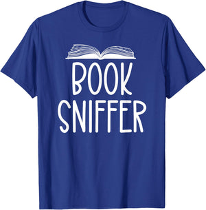 Book Sniffer Book Sniffers Club Bibliophle Librarian Bookish T-Shirt - T-Shirt | Royal