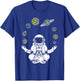 Yoga Astronaut Space Planets Autism Awareness Gifts For Mom T-Shirt - T-Shirt | Royal
