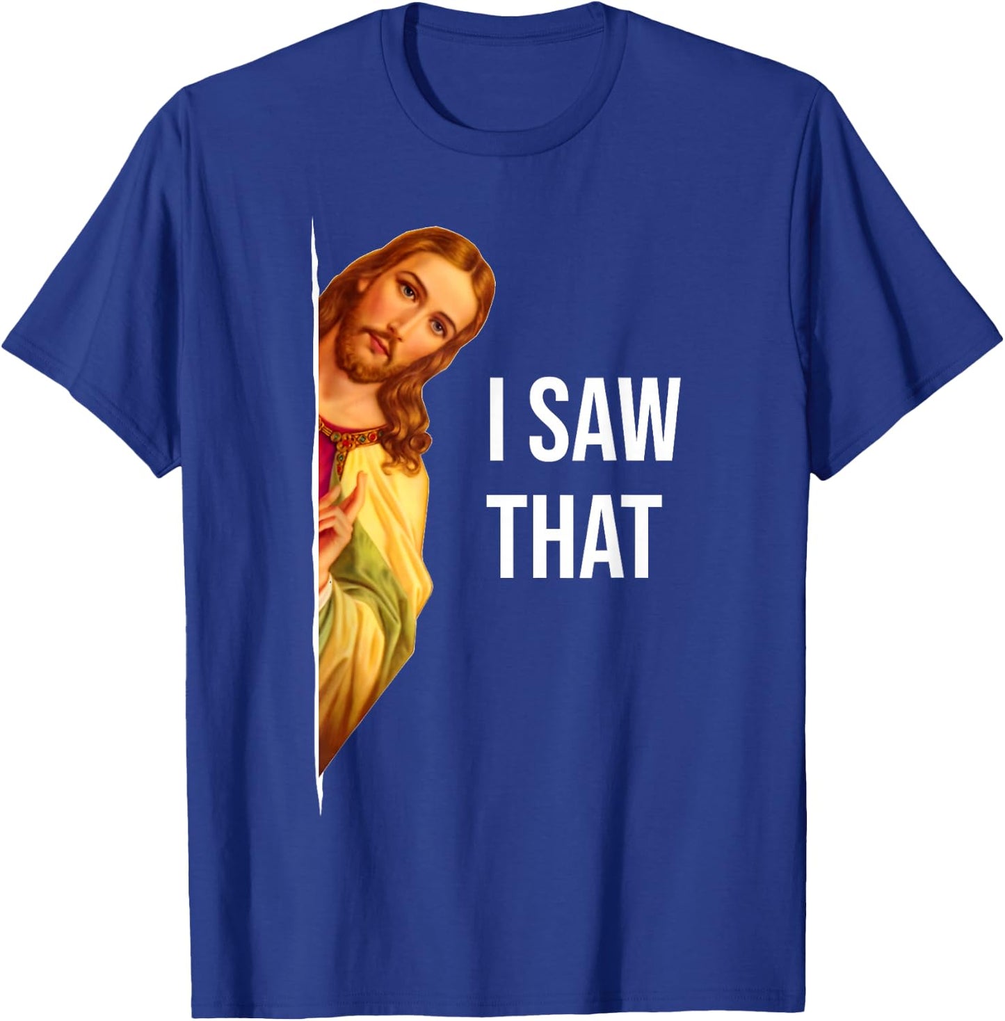 Funny Jesus Meme Quote - Men's & Women's Classic Fit , Black T-Shirt - T-Shirt | Royal