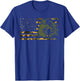Camo Boxing USA Flag for Boxer - American Flag Boxing T-Shirt - T-Shirt | Royal