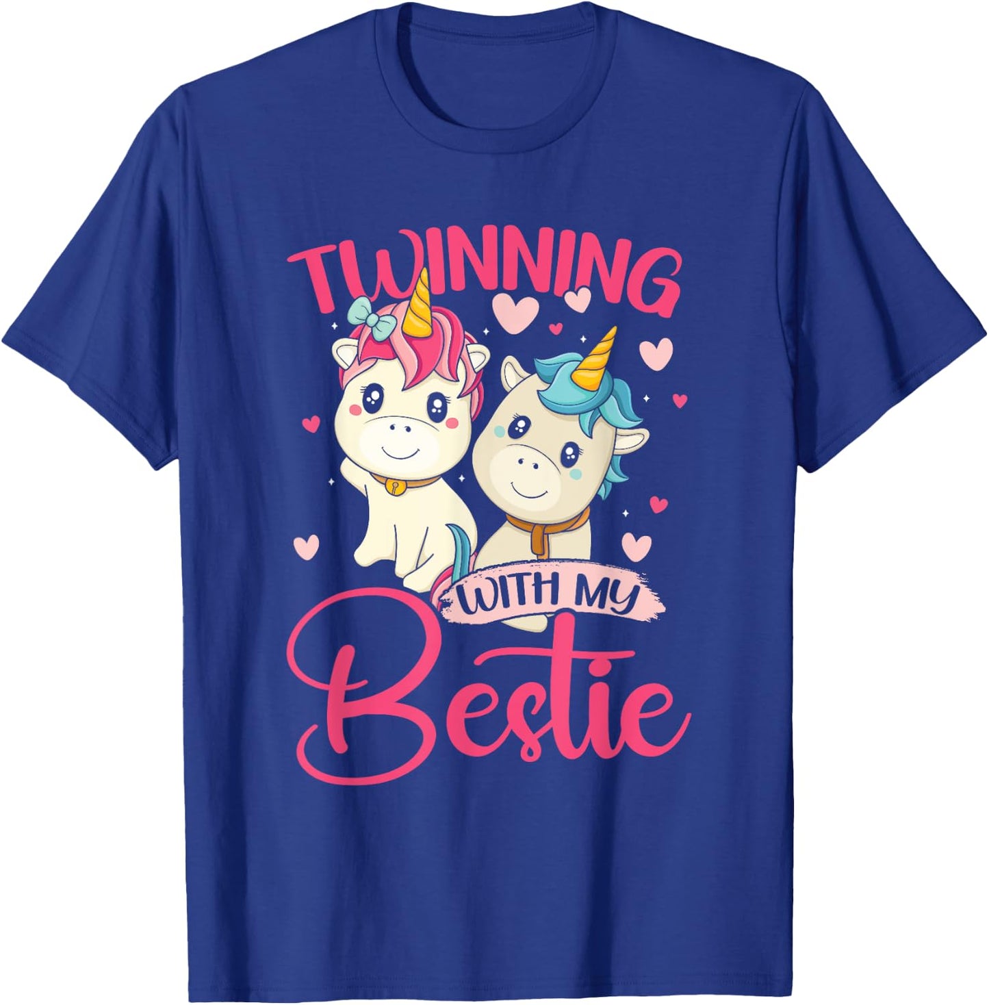 Spirit Week | Unicorn | Friend | Matching Twin T-Shirt - T-Shirt | Royal