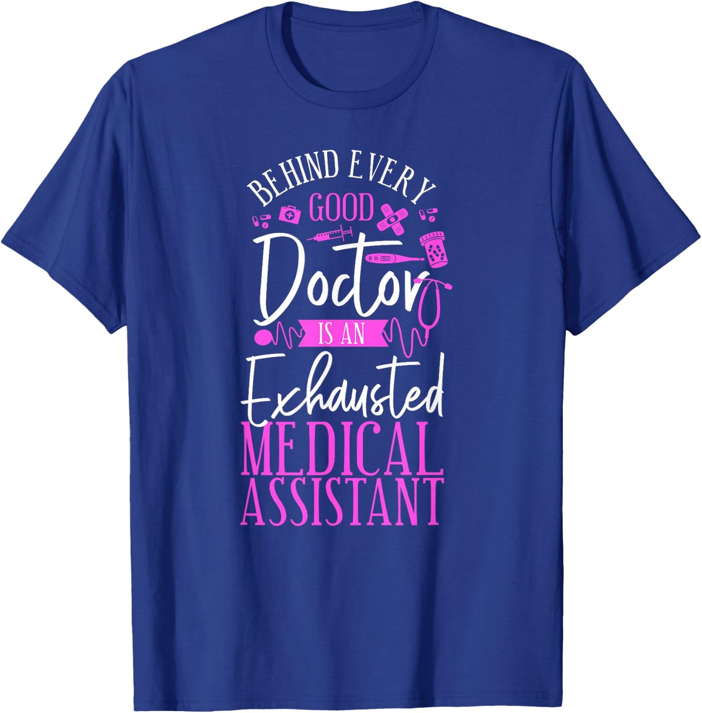 Certified Medical Assistant Doctor CMA T-Shirt - T-Shirt | Royal