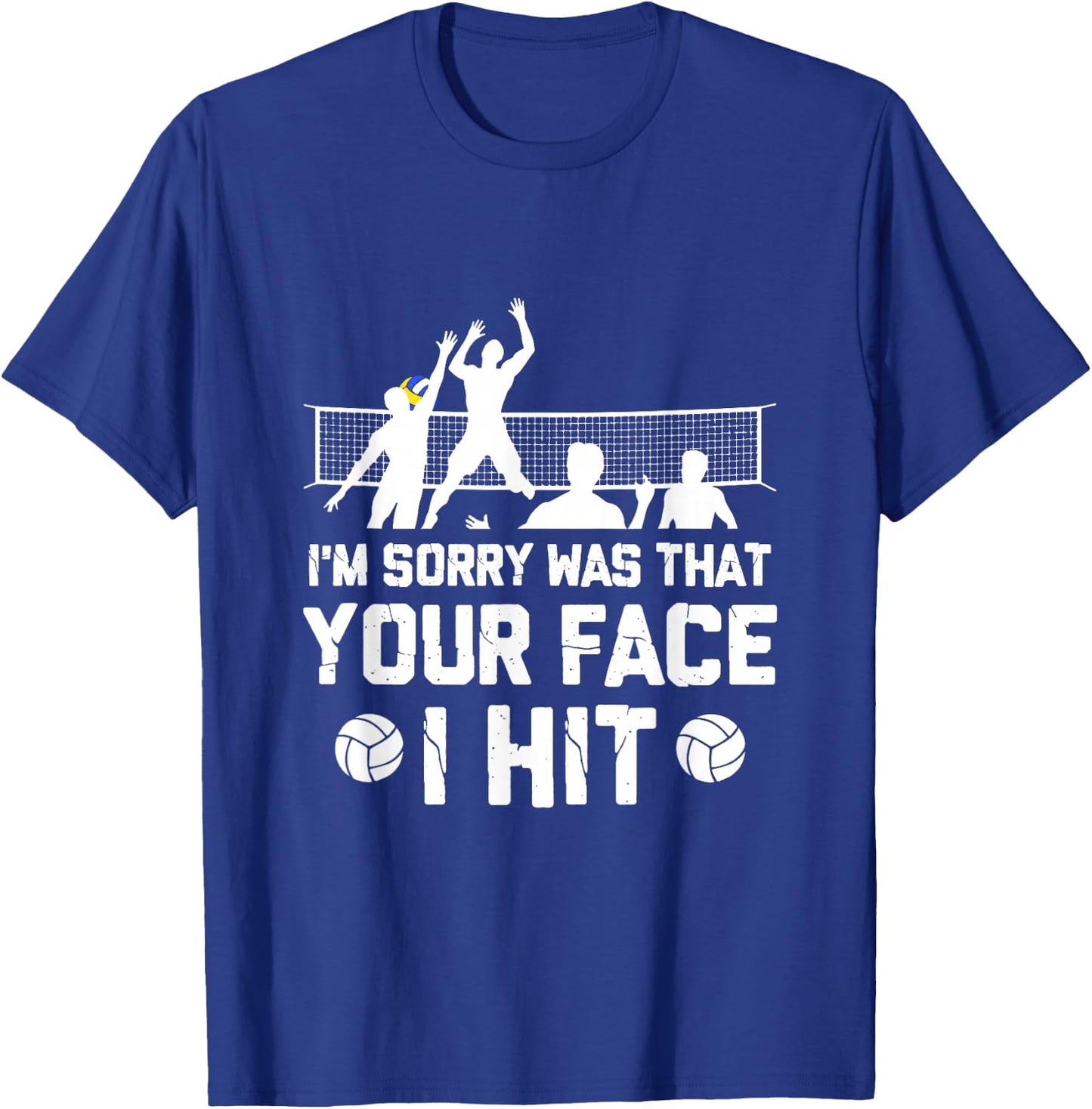 Volleyball Player - Funny Beach Volleyball Small T-Shirt - T-Shirt | Royal