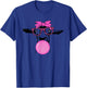 Funny Goat with Bubble Gum Bandana Glasses T-Shirt - T-Shirt | Royal