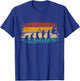 Bouldering Evolution Retro Mountain Climbing Evolution T-Shirt - T-Shirt | Royal