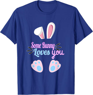 Some Bunny Loves You Easter T-Shirt - T-Shirt | Royal