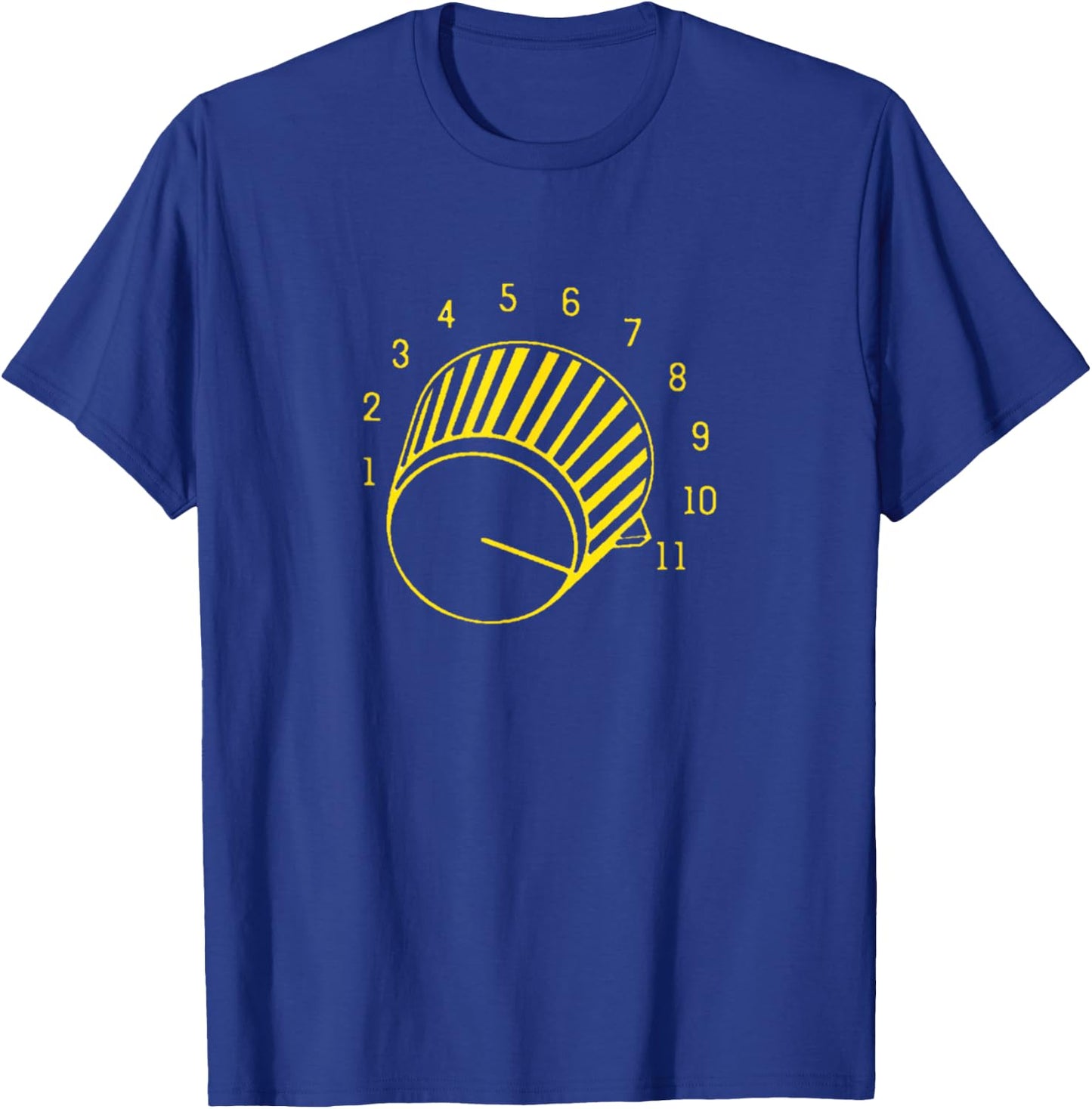 Guitar Shirt Volume up to 11 T-Shirt - T-Shirt | Royal