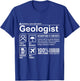 Geologist Composition Funny Gift Geologists T-Shirt - T-Shirt | Royal