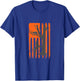 Patriotic Coon Hunting Dogs American Flag T-Shirt - T-Shirt | Royal