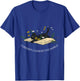 Black Cat Kitten Lover Funny Book Pet Owner Librarian T-Shirt - T-Shirt | Royal