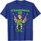 Second Amendment Elf | American Gun Lover Hunter Christmas T-Shirt - T-Shirt | Royal