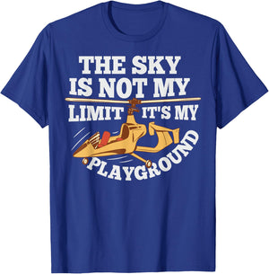 Gyroplane and Gyrocopter Pilot Quote for a Gyrocopter fan T-Shirt - T-Shirt | Royal