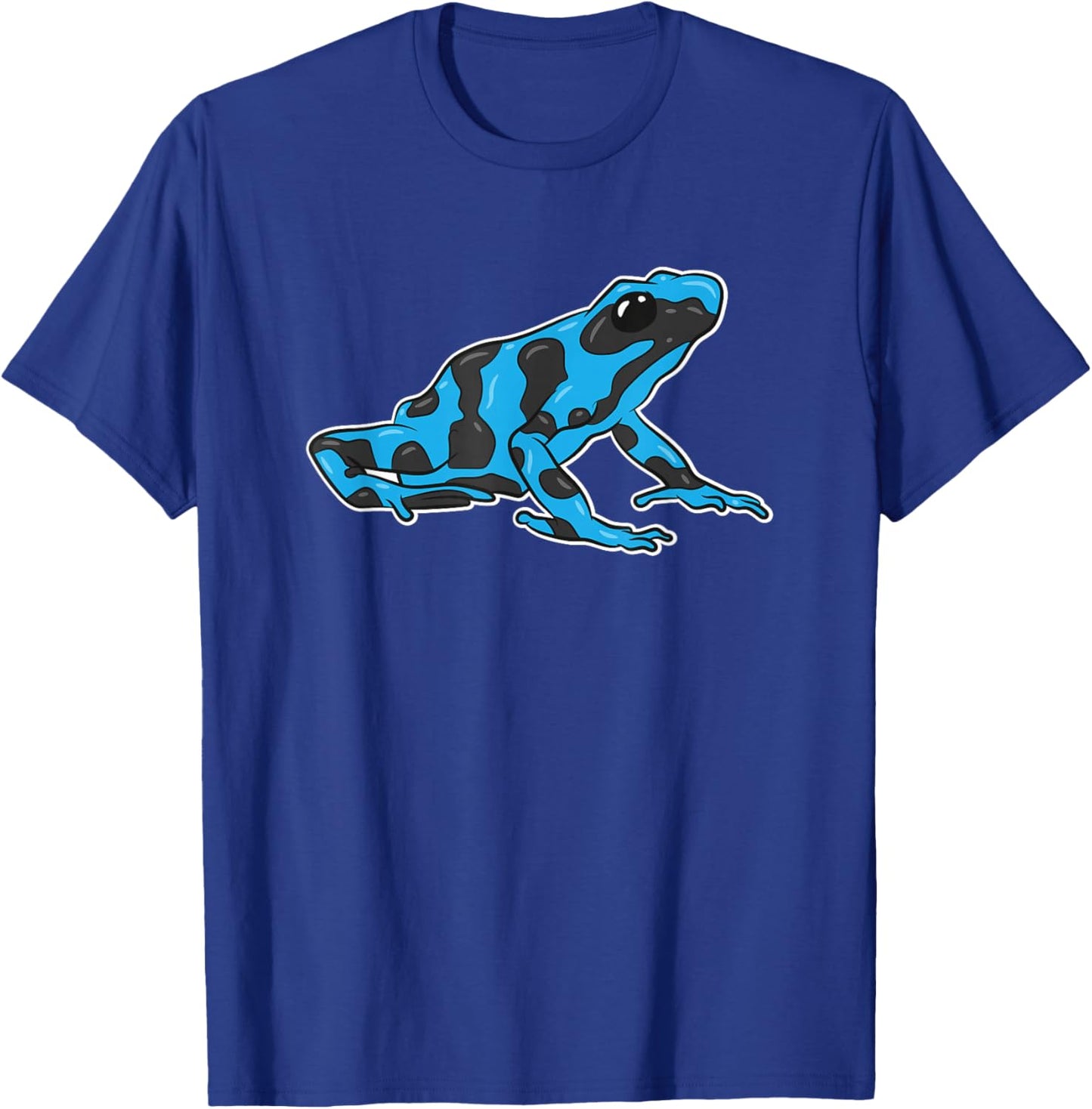Blue Poison Dart Frog Dendrobatidae Poison Arrow Frog T-Shirt - T-Shirt | Royal