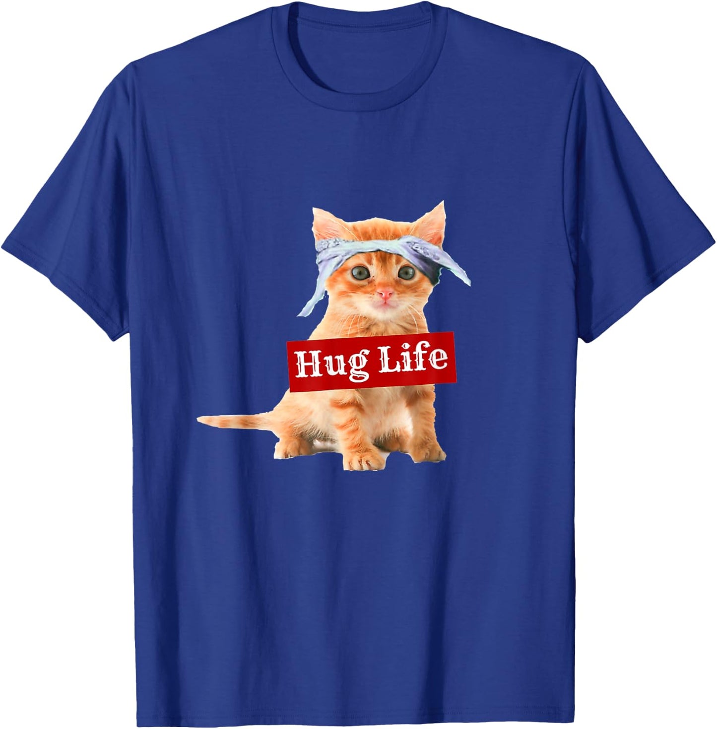 Hug life kitty cat thug gansta kitten kitteh funny Women T-Shirt - T-Shirt | Royal