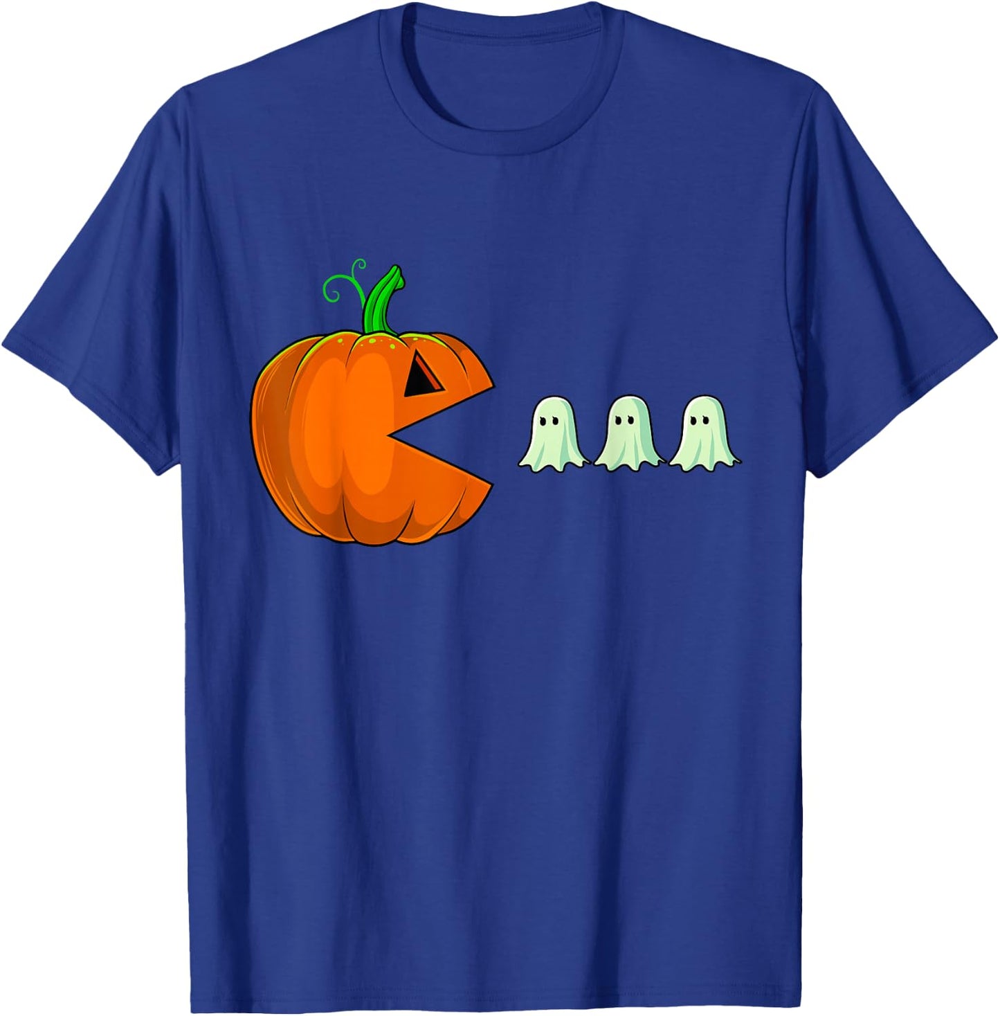 Halloween Pumpkin Funny Ghosts Boys Kids Women Men T-Shirt - T-Shirt | Royal