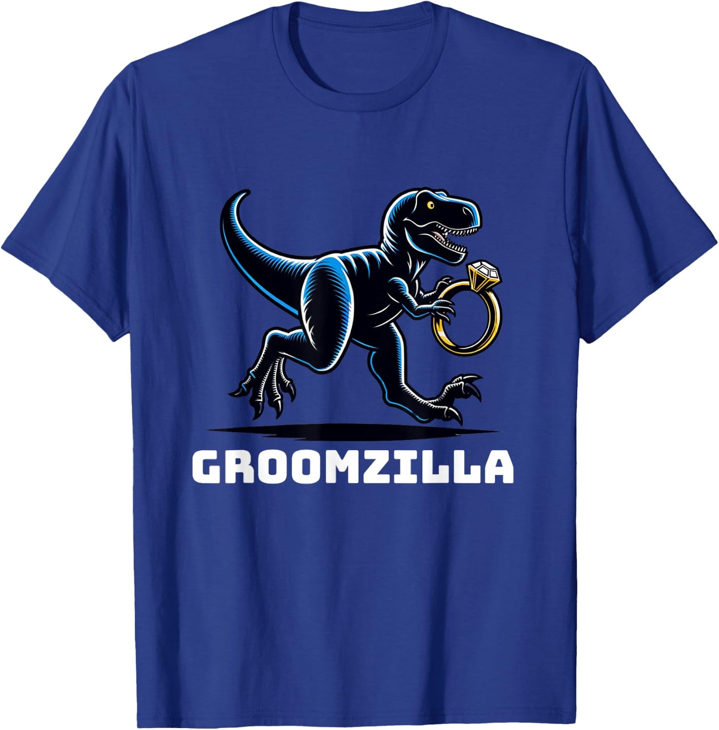 Groomzilla Funny Groom Wedding Husband T-Shirt - T-Shirt | Royal