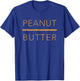 Cute BFF Matching - Peanut Butter & Jelly T-Shirt - T-Shirt | Royal