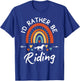 I'd Rather Be Riding Horse Horseback Rider Equestrian Kids T-Shirt - T-Shirt | Royal