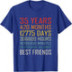 Best Friends Vintage 35 Years Friendship Anniversary T-Shirt - T-Shirt | Royal