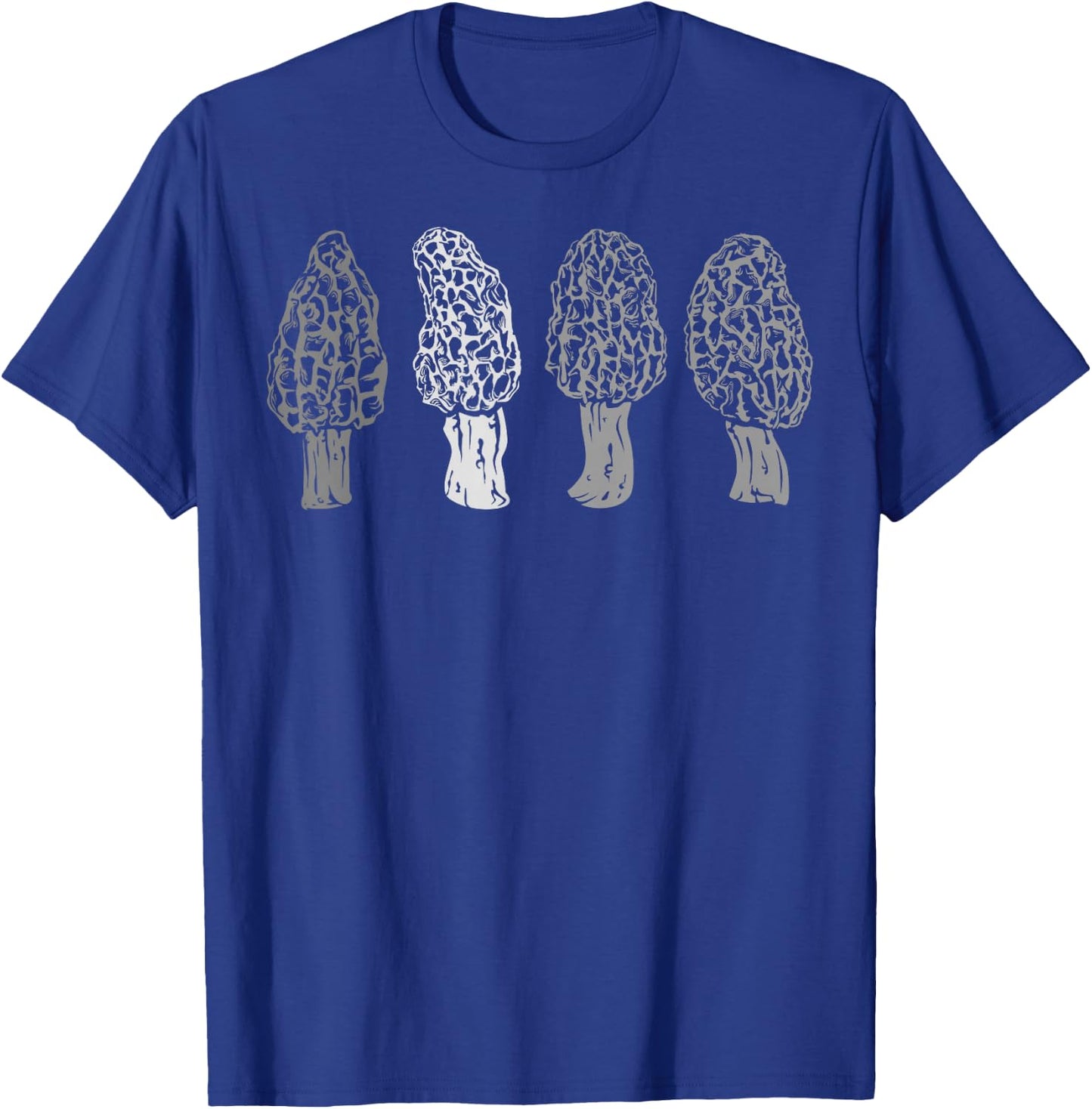 Funny Retro Morel Mushroom Hunting Gift Women Hunter T-Shirt - T-Shirt | Royal