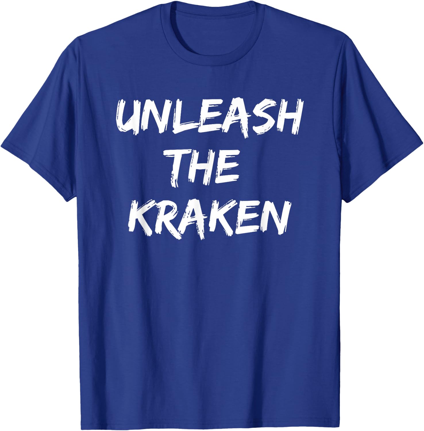 Cool Funny Unleash The Kraken Shirt Novelty Gift Men Women T-Shirt - T-Shirt | Royal