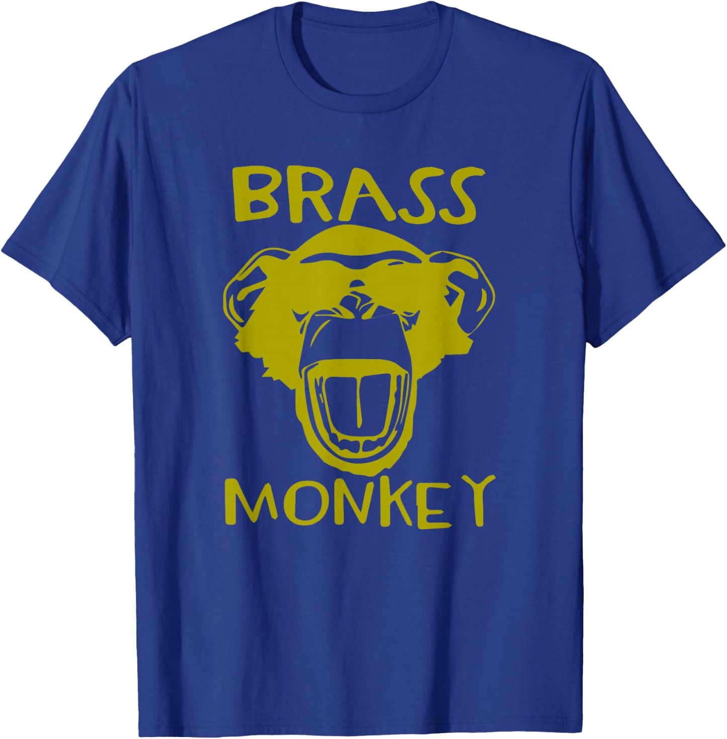Brass Monkey - Funny Music T-Shirt - T-Shirt | Royal
