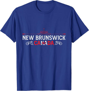 New Brunswick Canada - New Brunswick Souvenir Canadian T-Shirt - T-Shirt | Royal