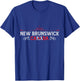 New Brunswick Canada - New Brunswick Souvenir Canadian T-Shirt - T-Shirt | Royal