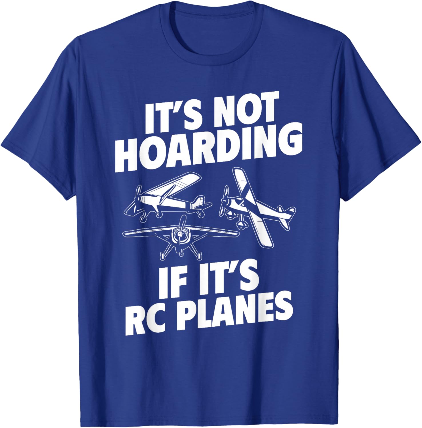 Remote Controlled Aeroplane Model Plane T-Shirt - T-Shirt | Royal
