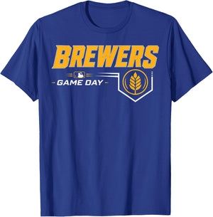 Vintage Brewers Retro T-Shirt - T-Shirt | Royal
