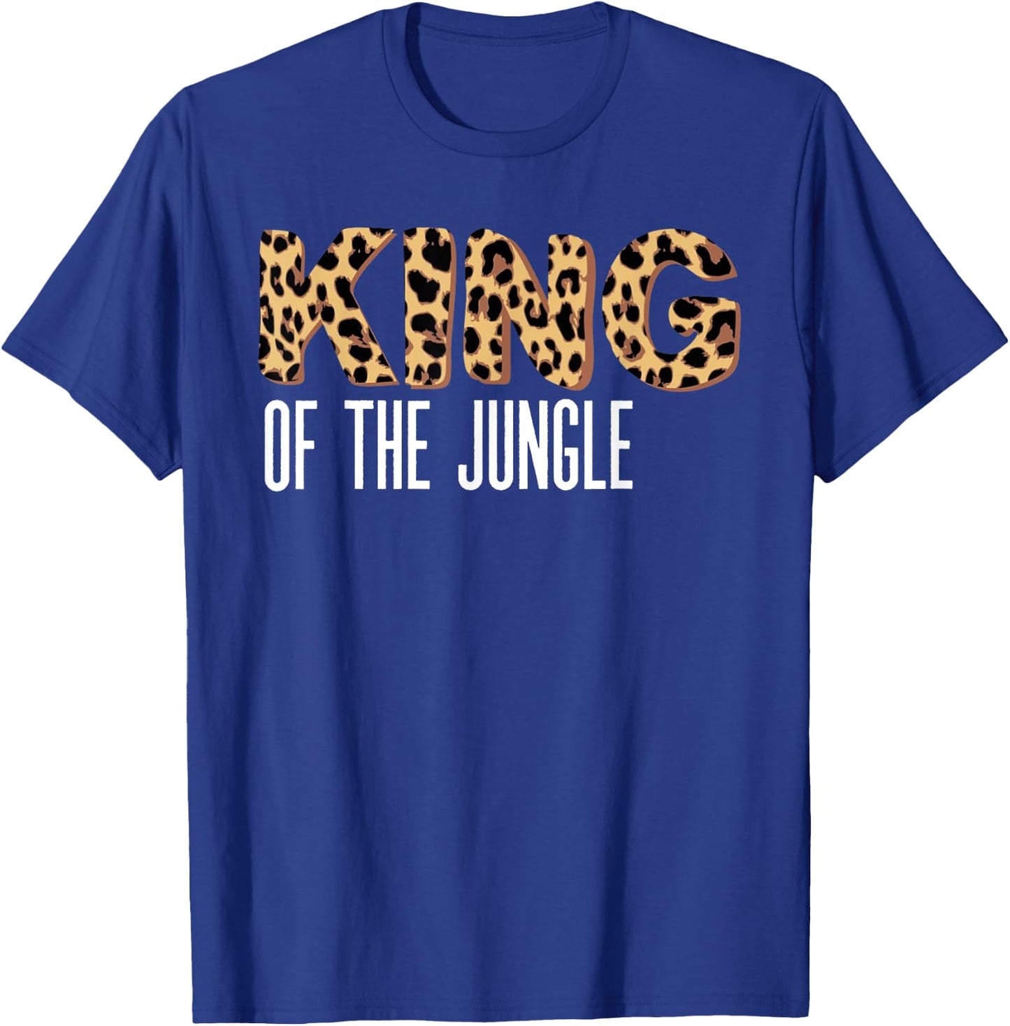 Wild Mama Geboren Two BE Wild King of the Jungle T-Shirt - T-Shirt | Royal