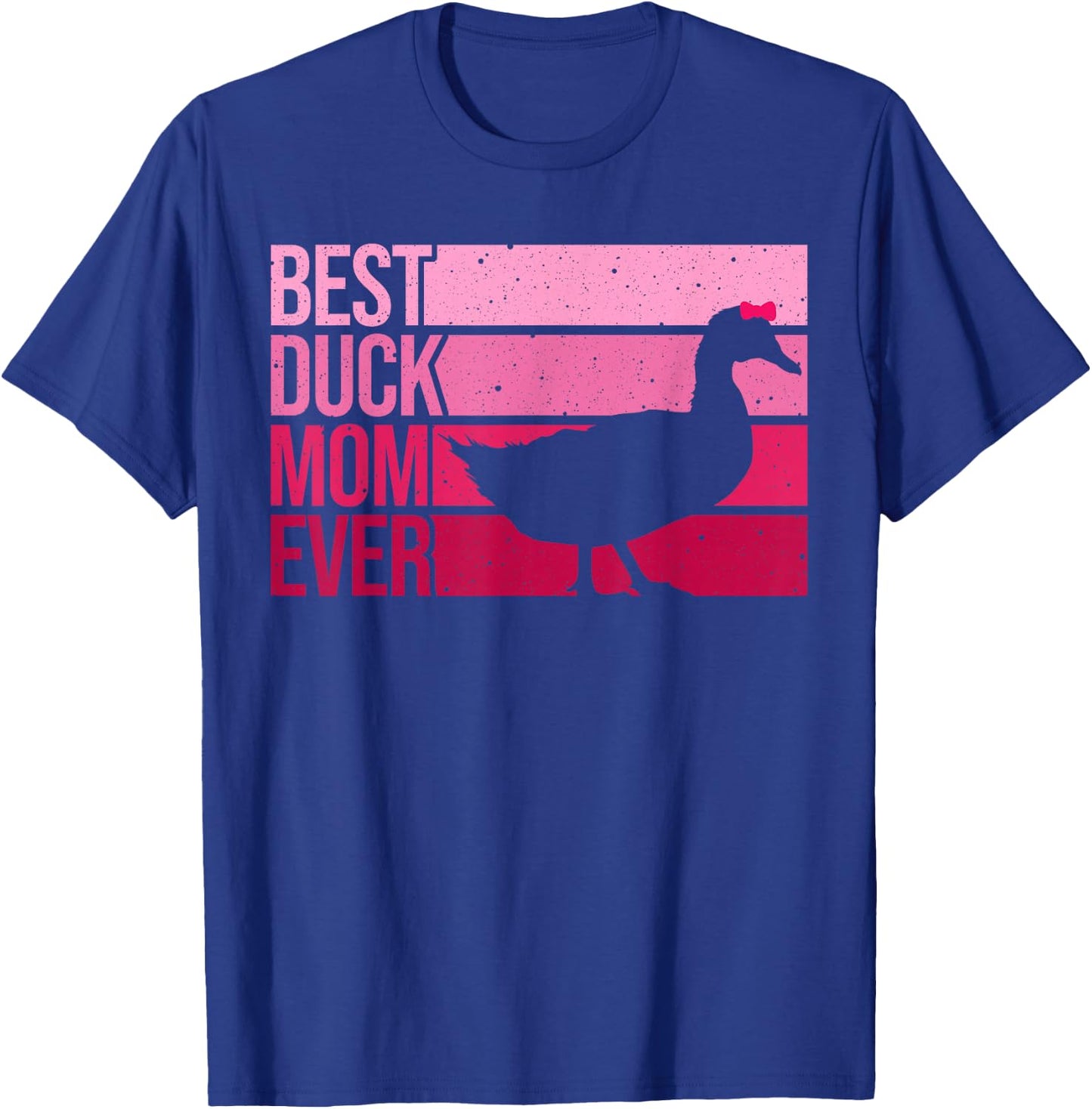 Funny Duck Mom Art Girls Mother's Day Duck Lovers T-Shirt - T-Shirt | Royal