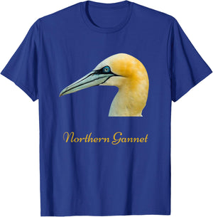 Northern Gannet Bird Ornithology T-Shirt - T-Shirt | Royal