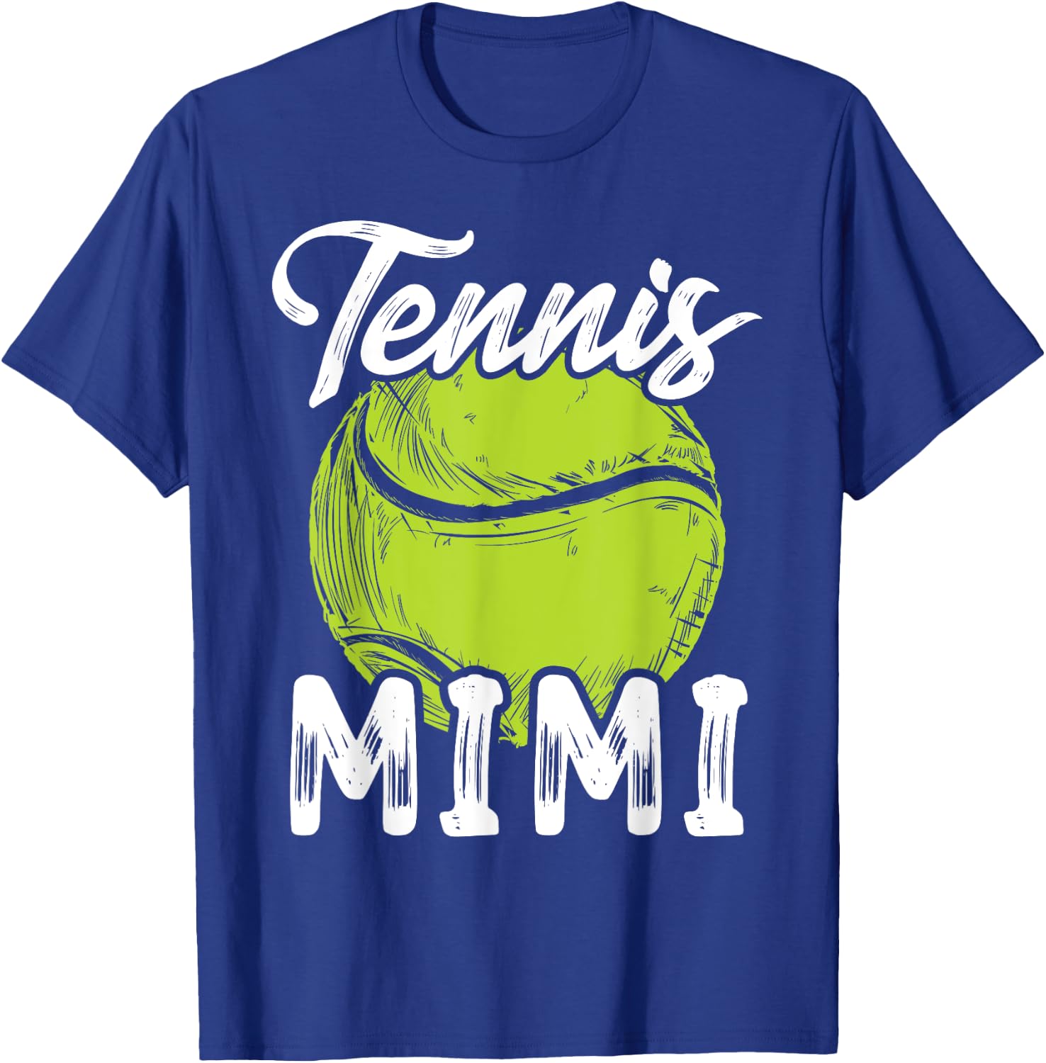 Tennis Mimi Women Family Matching Set Tennis Ball Player T-Shirt - T-Shirt | Royal