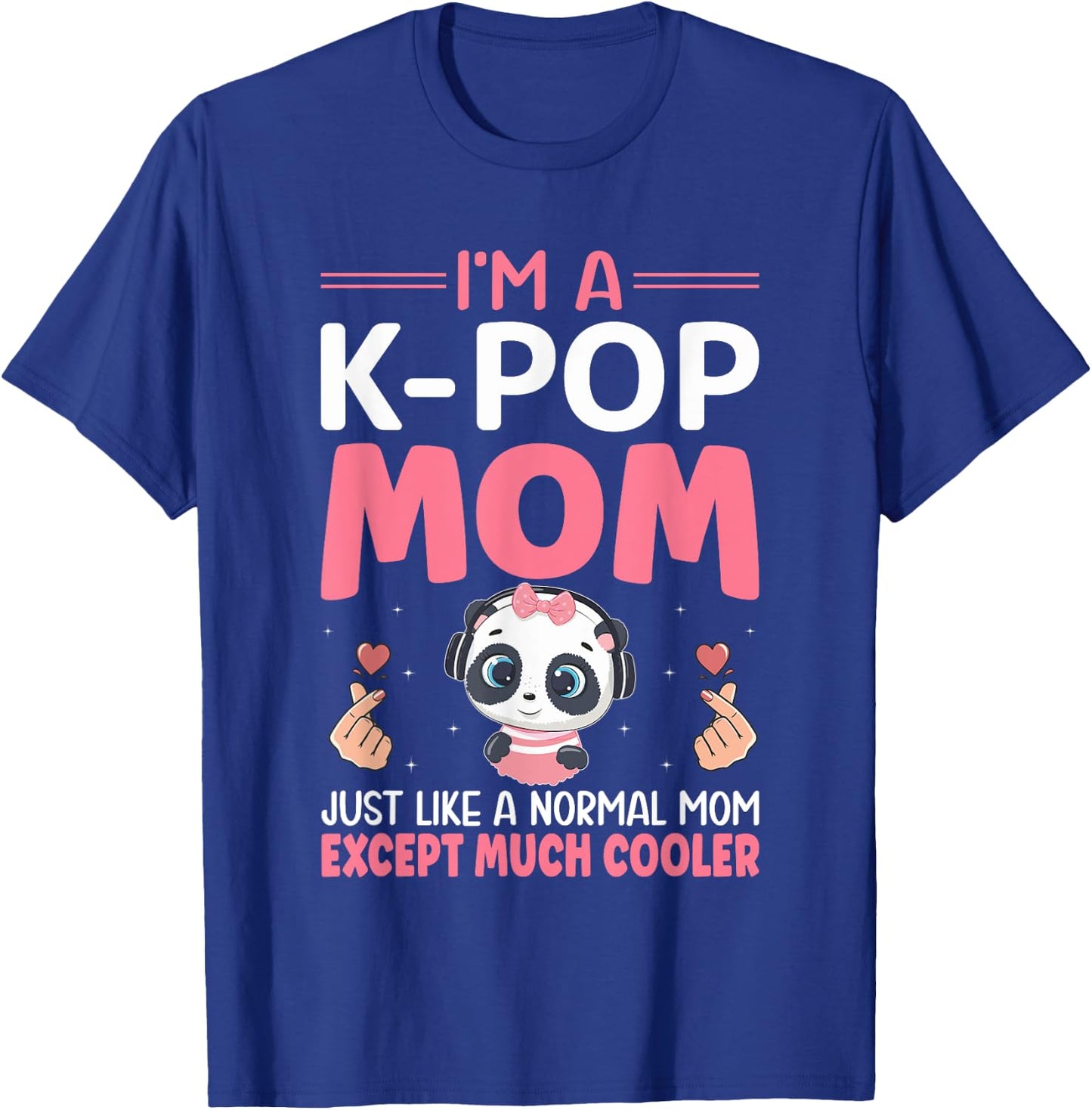 A K-Pop Mom Kawaii Anime Girl Boba Drinker T-Shirt - T-Shirt | Royal