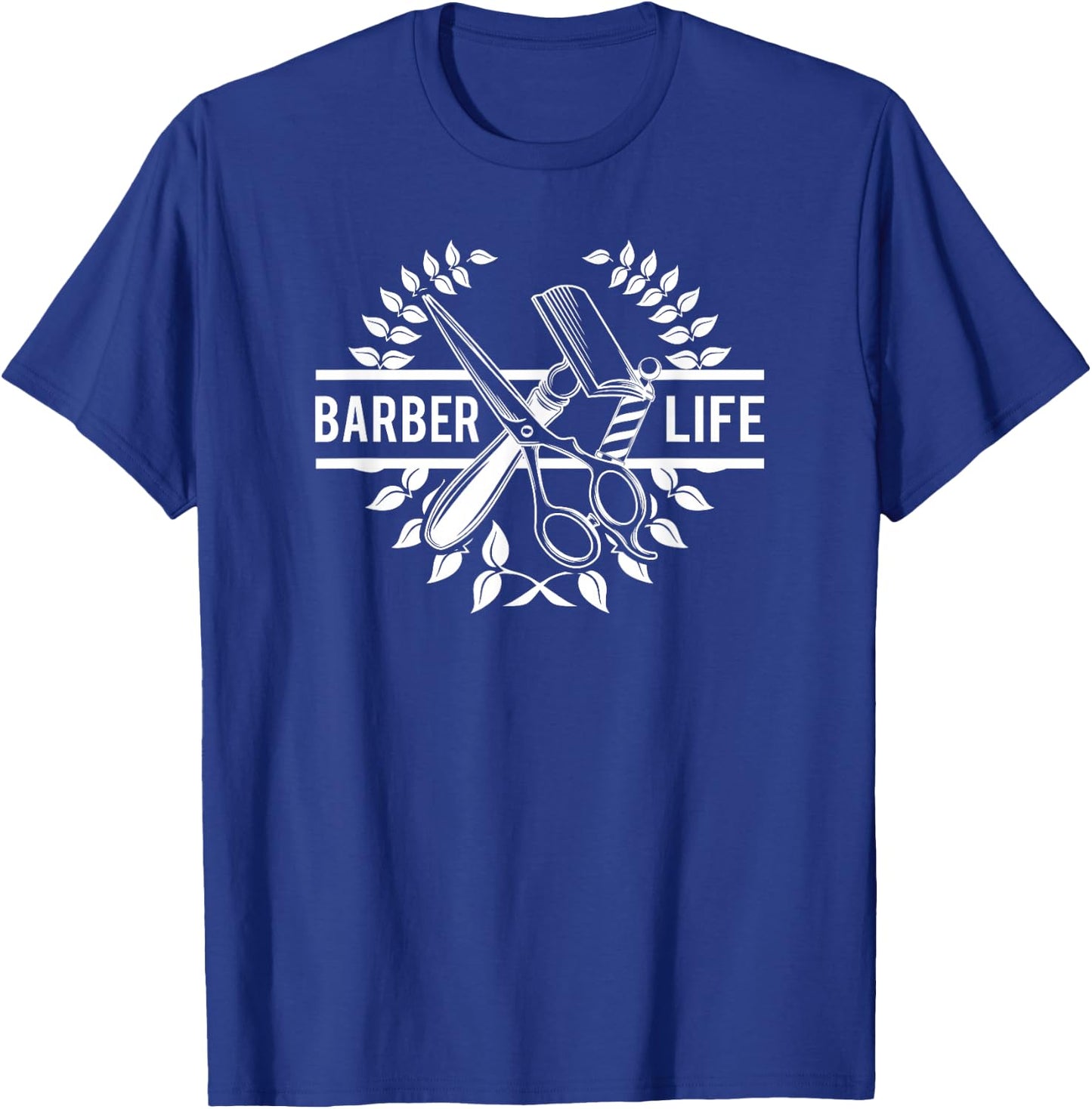 Cool Barber Life - Fancy Barbershop T-Shirt - T-Shirt | Royal