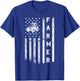 Flag With Tractor Patriotic Farmer Kids Men T-Shirt - T-Shirt | Royal
