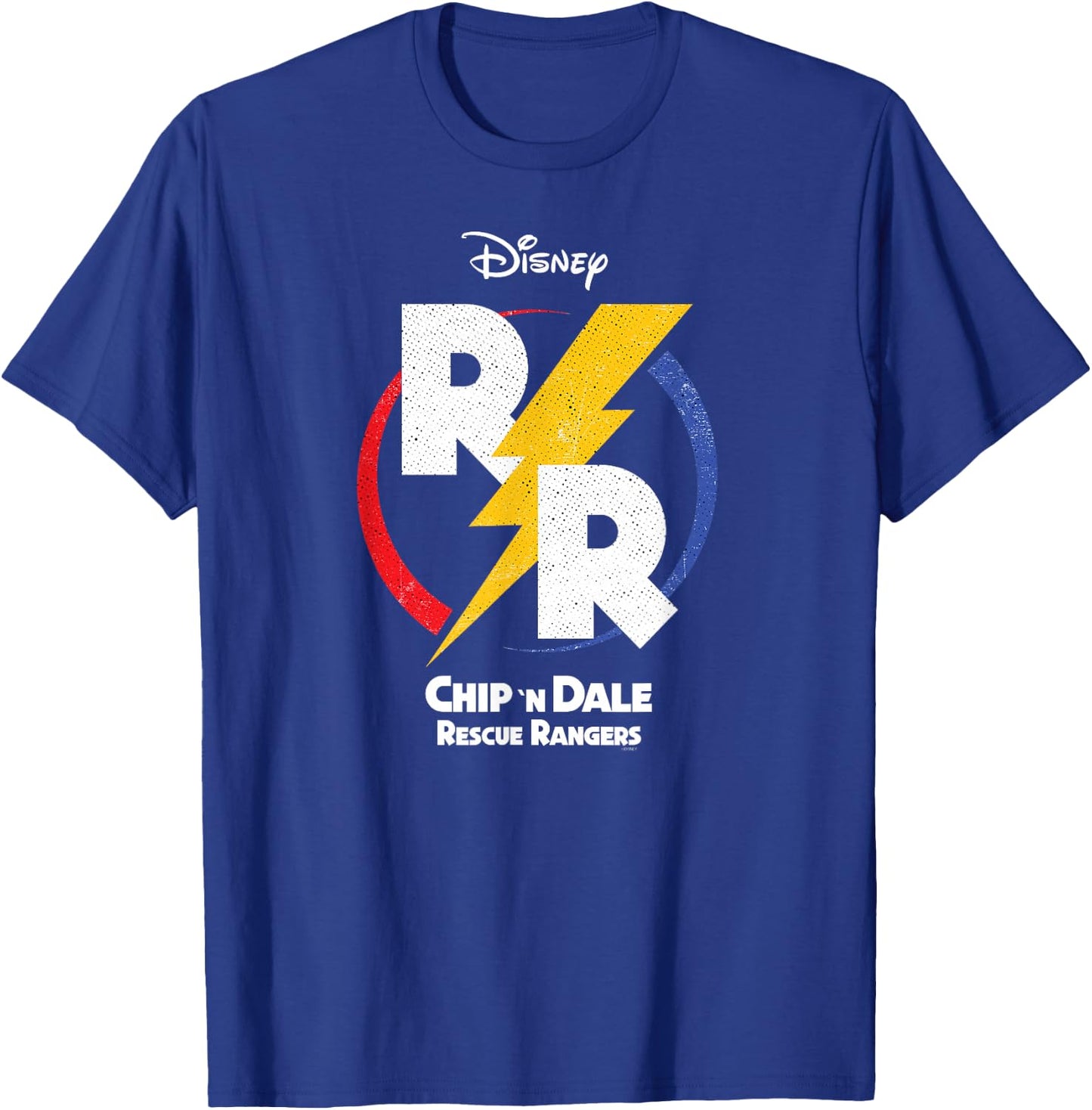 Disney Chip 'N Dale Rescue Rangers Logo T-Shirt - T-Shirt | Royal