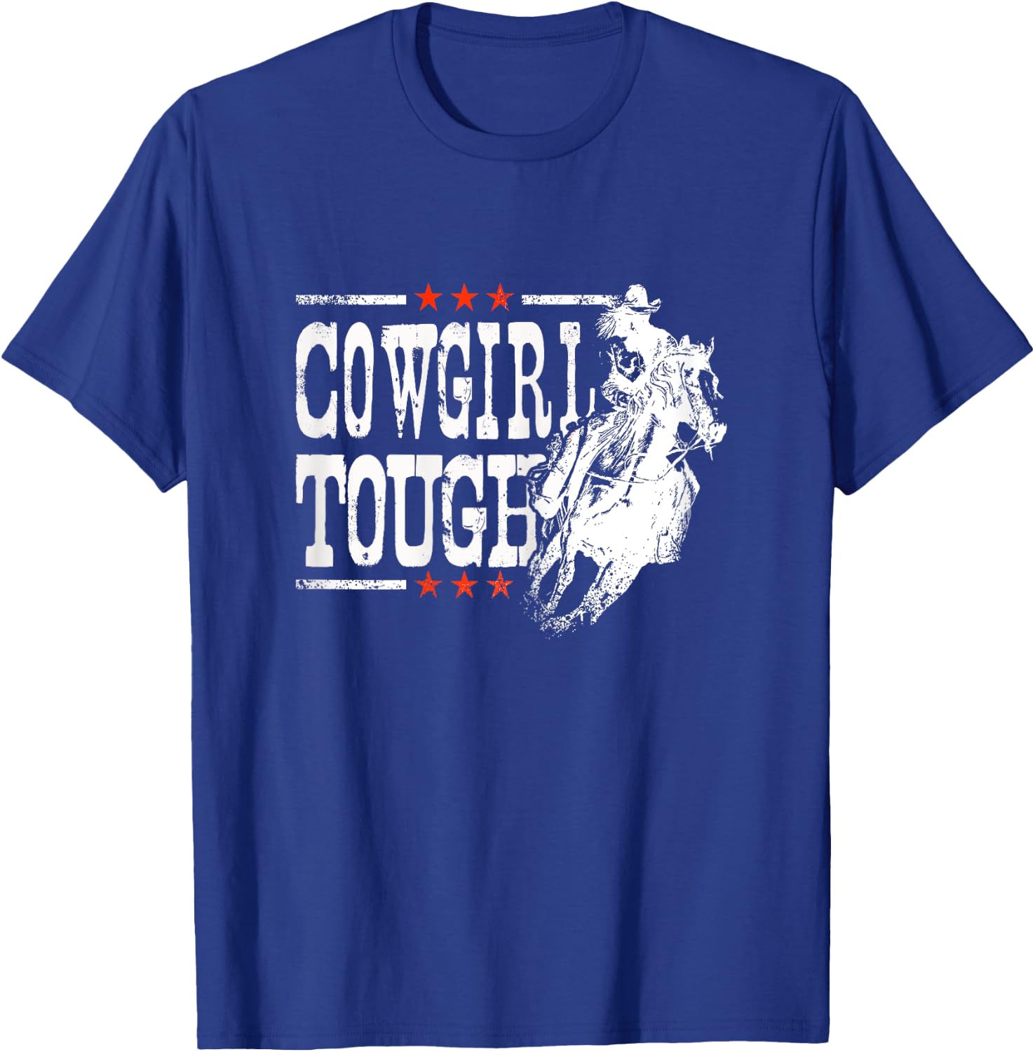 Cowgirl Tough Shirt Cowgirl Shirt Tough Cow Girl T-Shirt - T-Shirt | Royal