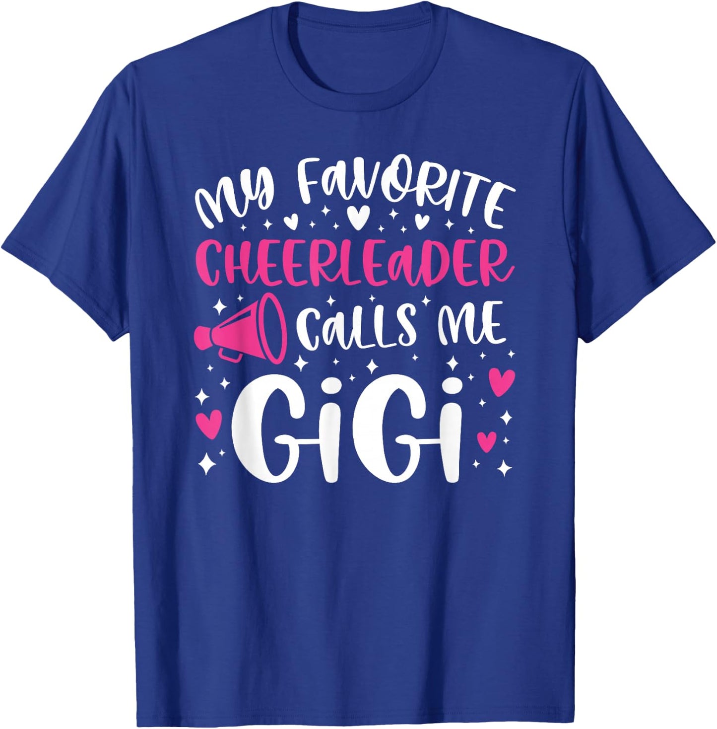 Proud Cheer Gigi Grandma Of A Cheerleader Gigi T-Shirt - T-Shirt | Royal