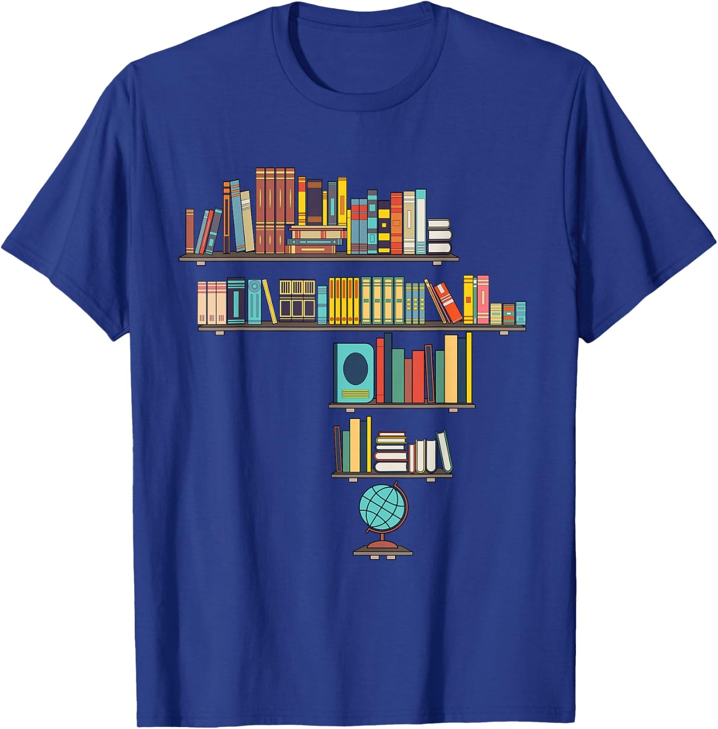 Cool African Map Art Women African Library Reader T-Shirt - T-Shirt | Royal