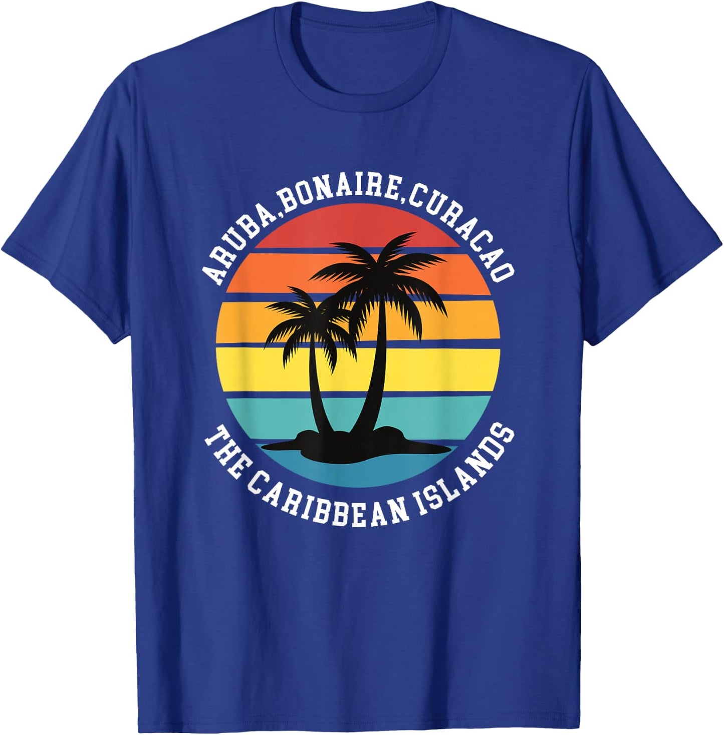 Aruba,Bonaire,Curacao The Caribbean Islands Vacation T-Shirt - T-Shirt | Royal