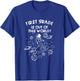 First Grade Teacher First Day of School Team Space Galaxy T-Shirt - T-Shirt | Royal
