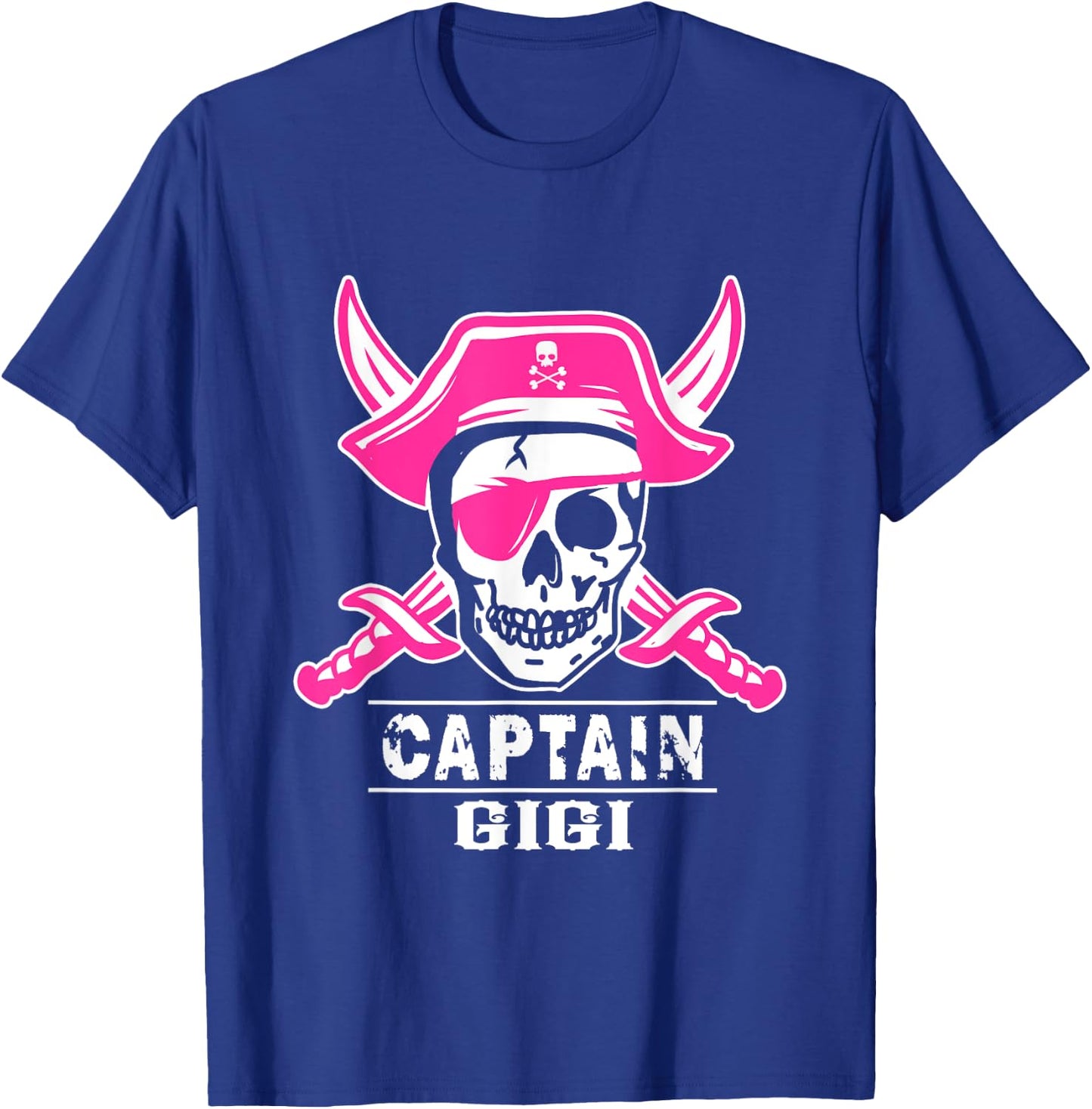 Captain Gigi shirt Pirate Halloween T-Shirt - T-Shirt | Royal
