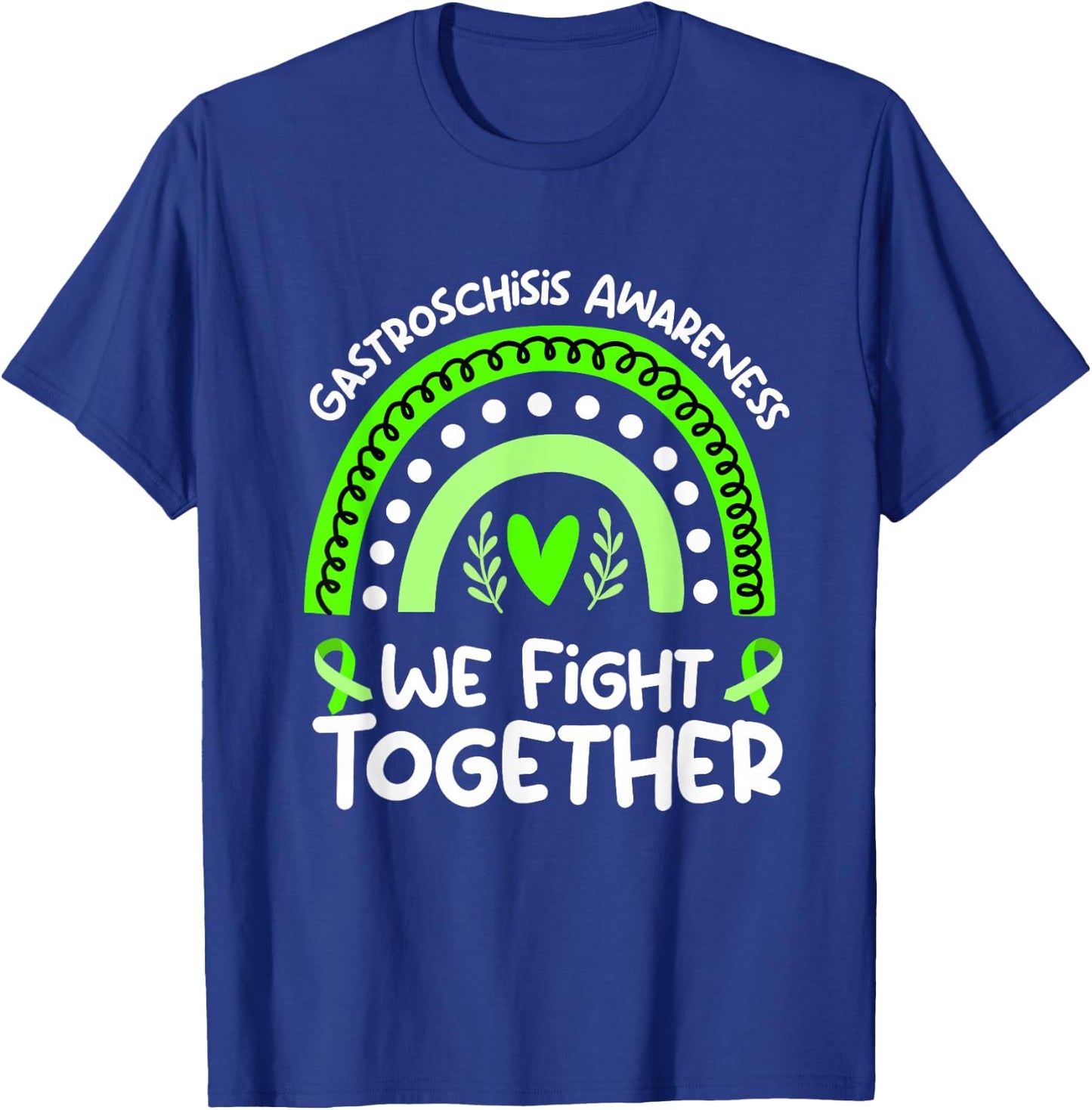 We Fight Together | Gastroschisis Awareness T-Shirt - T-Shirt | Royal
